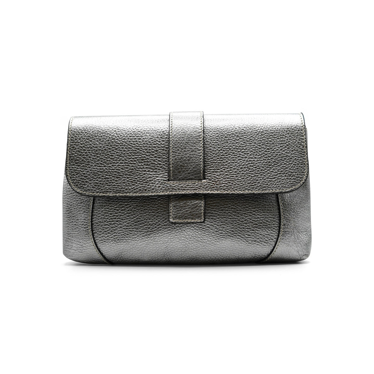 Fits Everything Clutch / Crossbody - Antique Silver