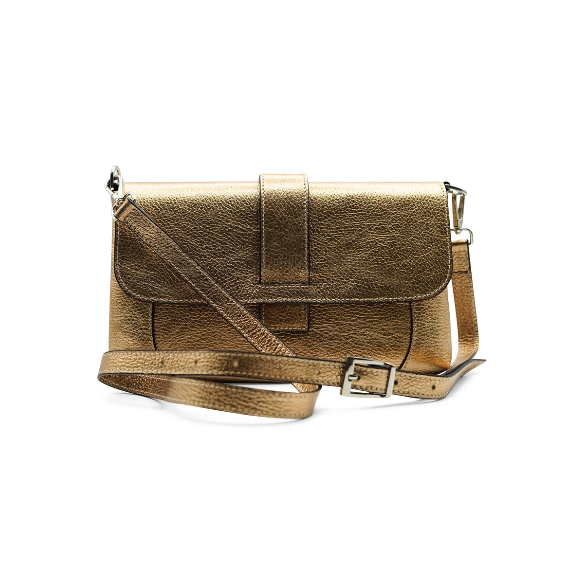 Fits Everything Clutch / Crossbody - Antique Gold