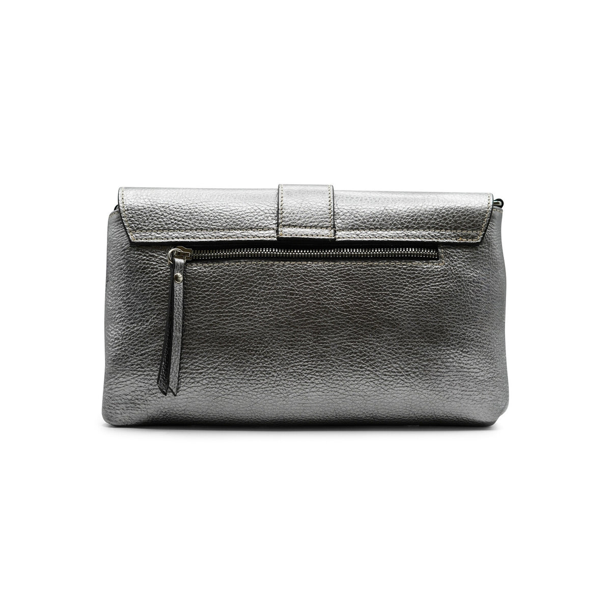 Fits Everything Clutch / Crossbody - Antique Silver