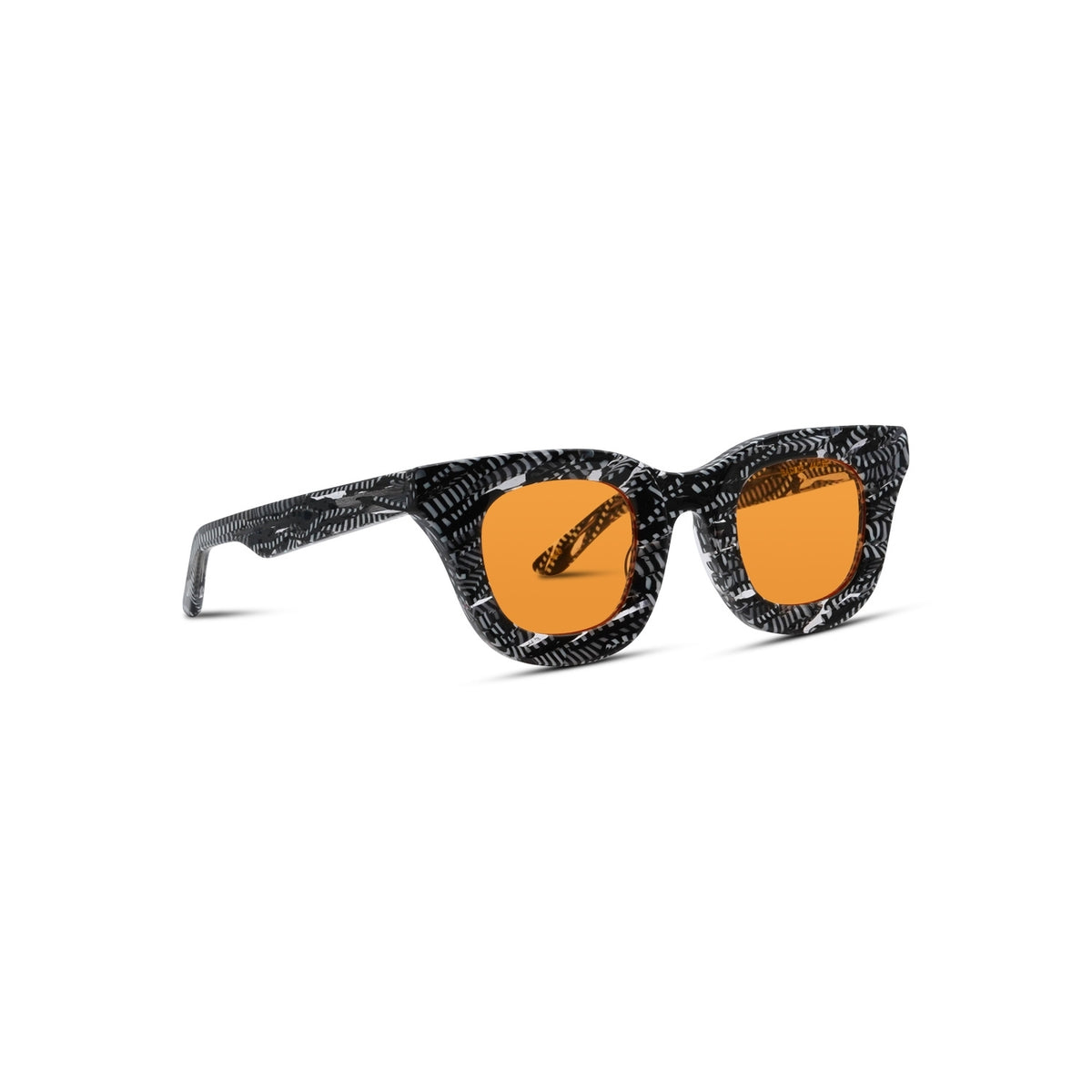 Baddie - Psychedelic Swirl/ Neon Orange
