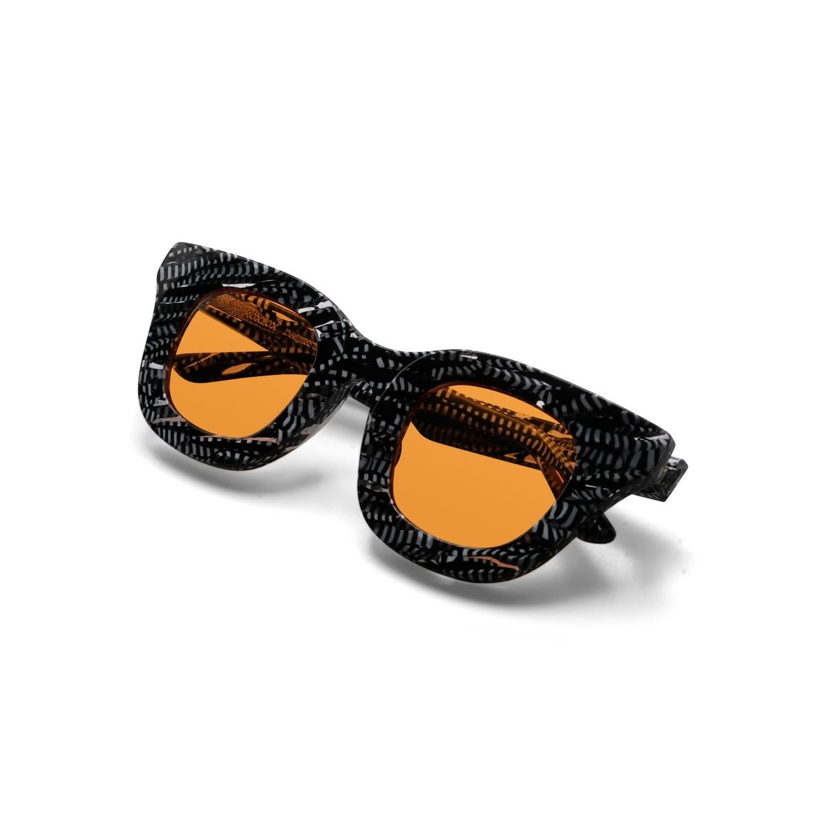 Baddie - Psychedelic Swirl/ Neon Orange