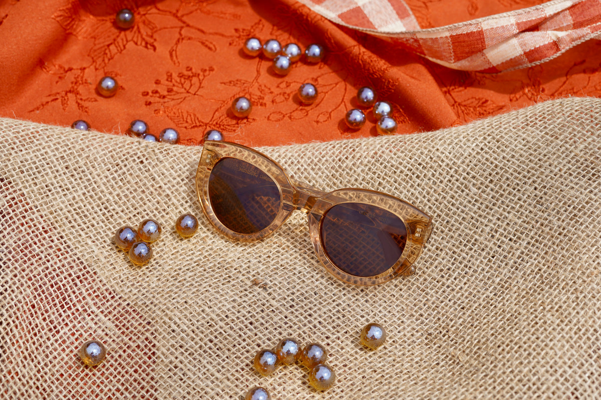 Glow Up - Golden Crystal / Brown Polarized