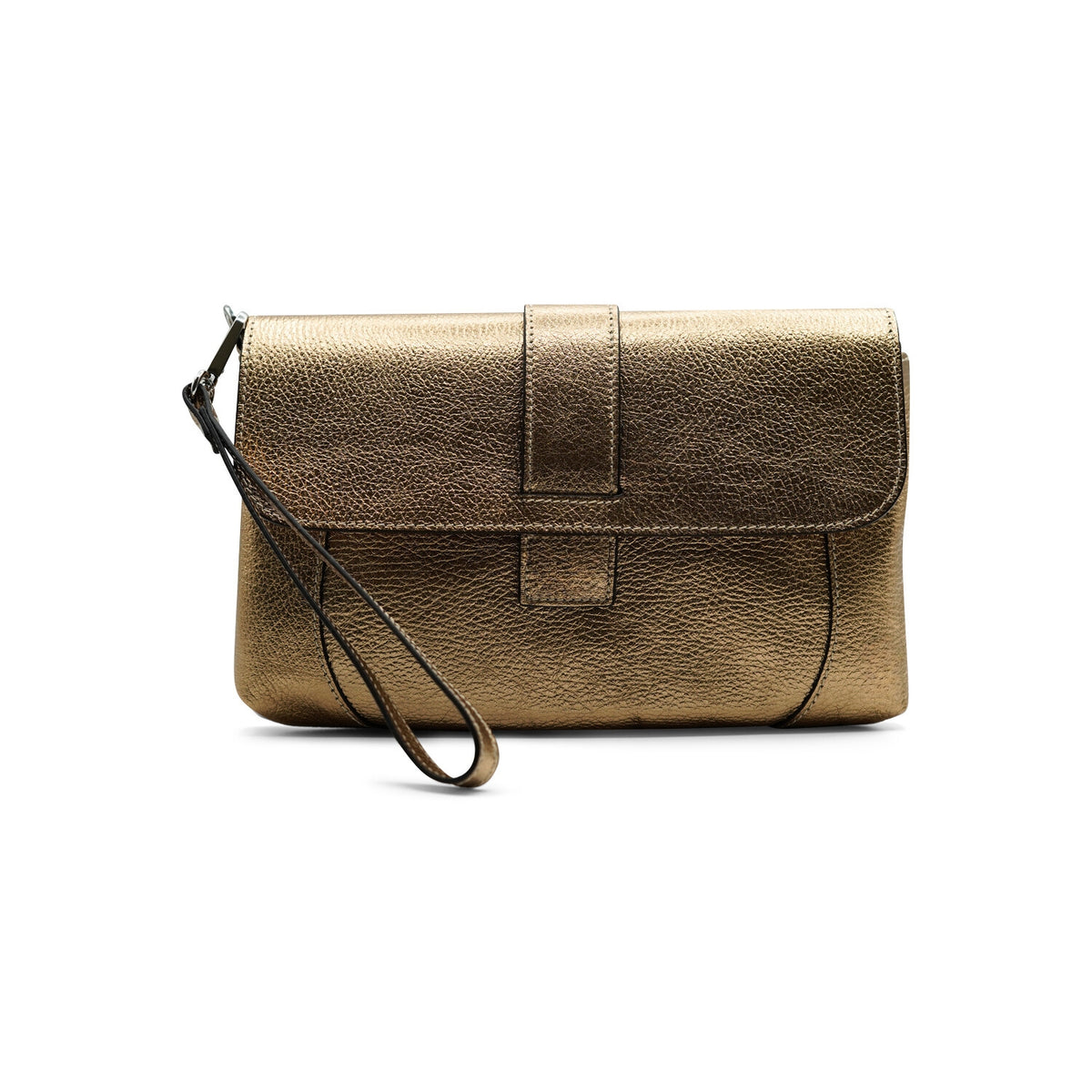 Fits Everything Clutch / Crossbody - Antique Gold