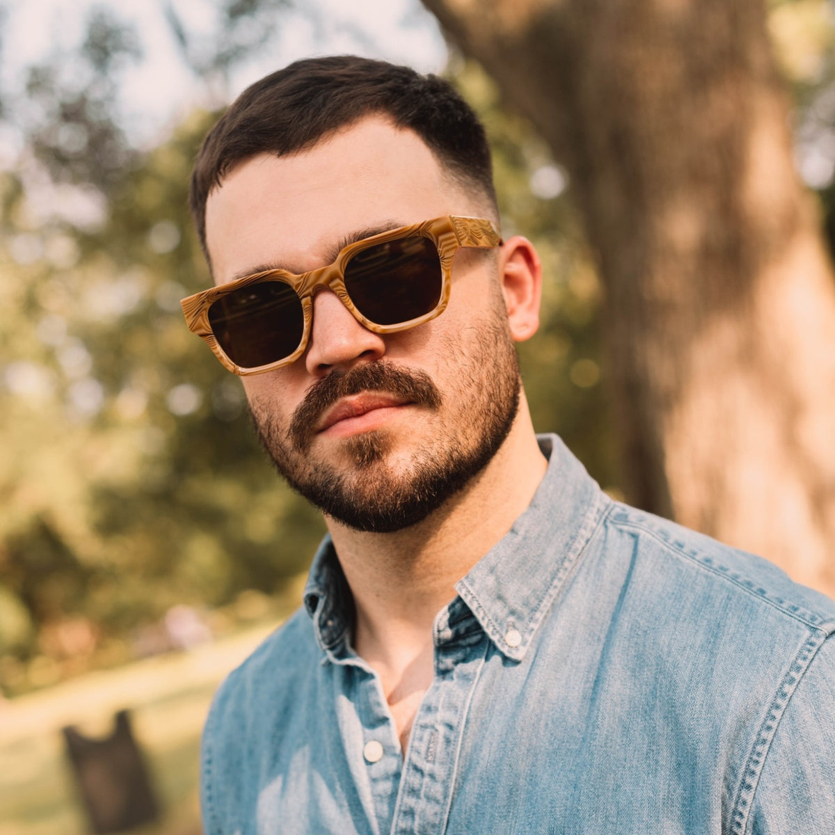Weekender - Brown Marble/ Brown Polarized
