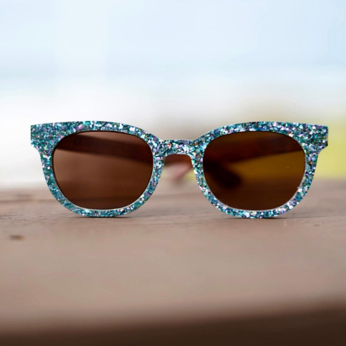 Skinny Dip - Rosewood/ Blue Seashell/ Brown Lens