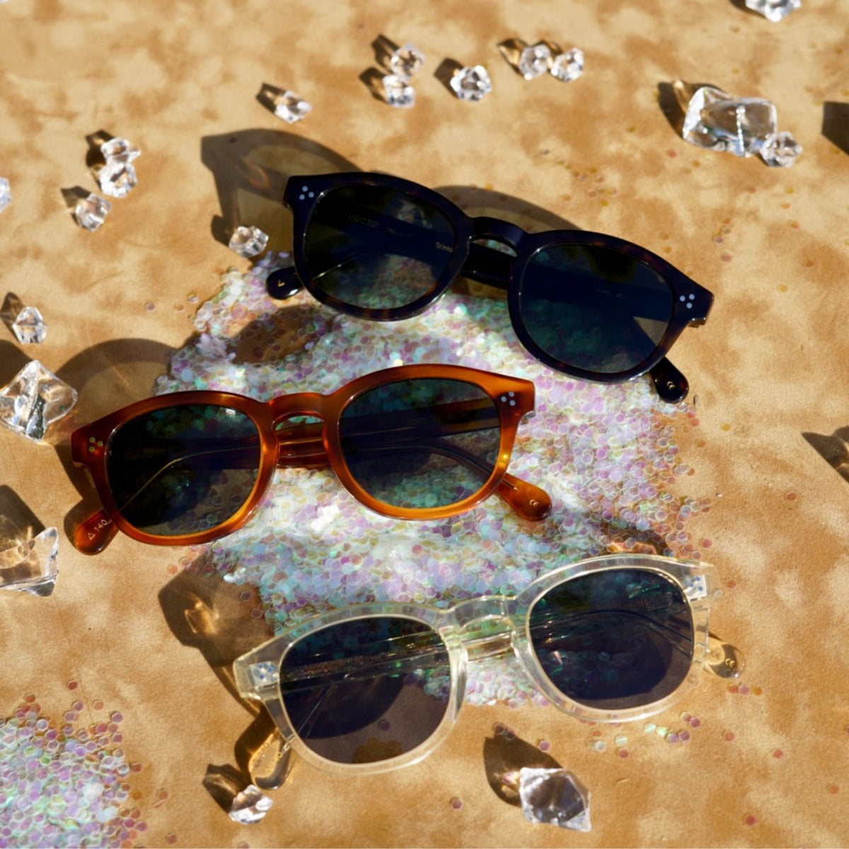 Porto - Amber Tort / Green Polarized