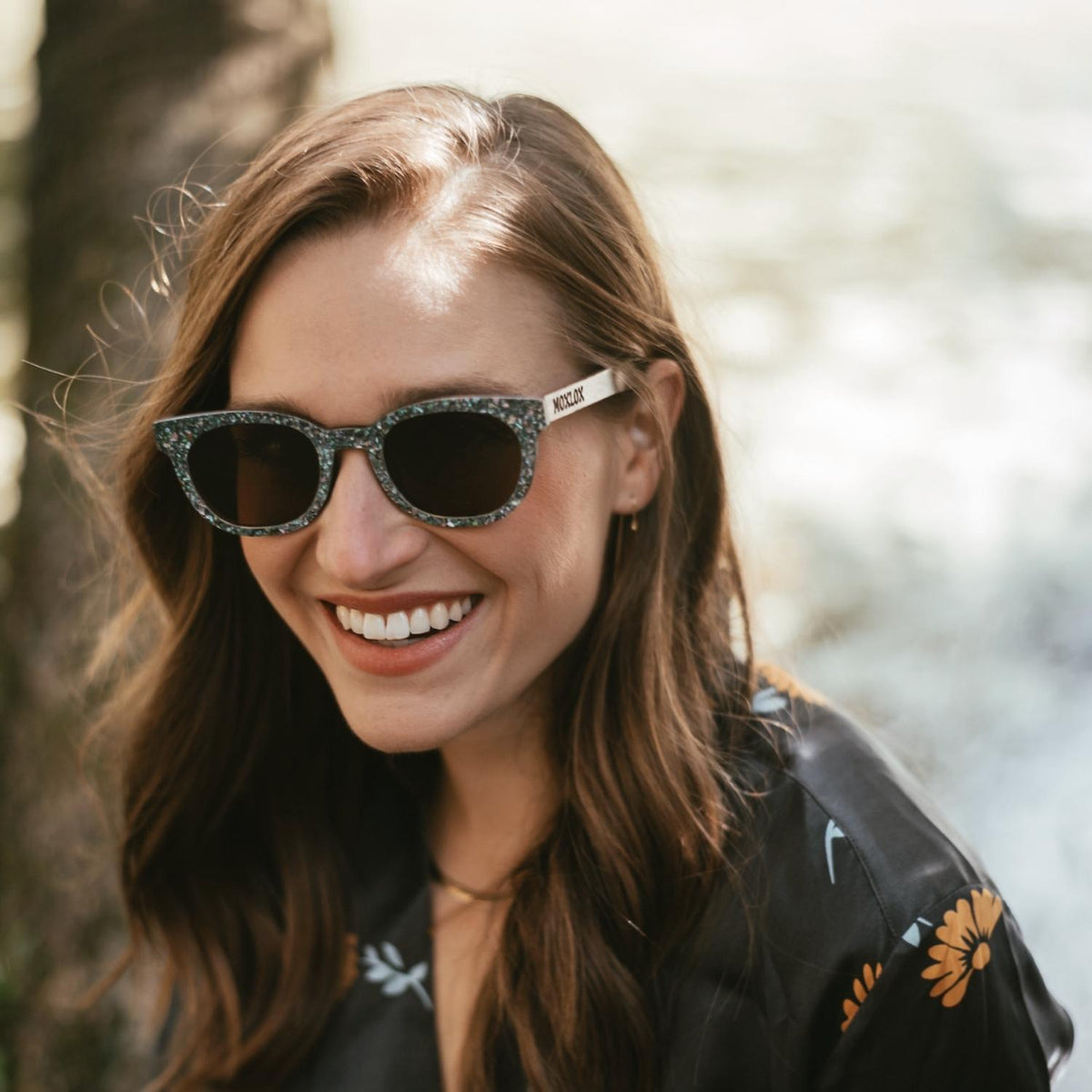 Skinny Dip - Rosewood/ Blue Seashell/ Grey Lens