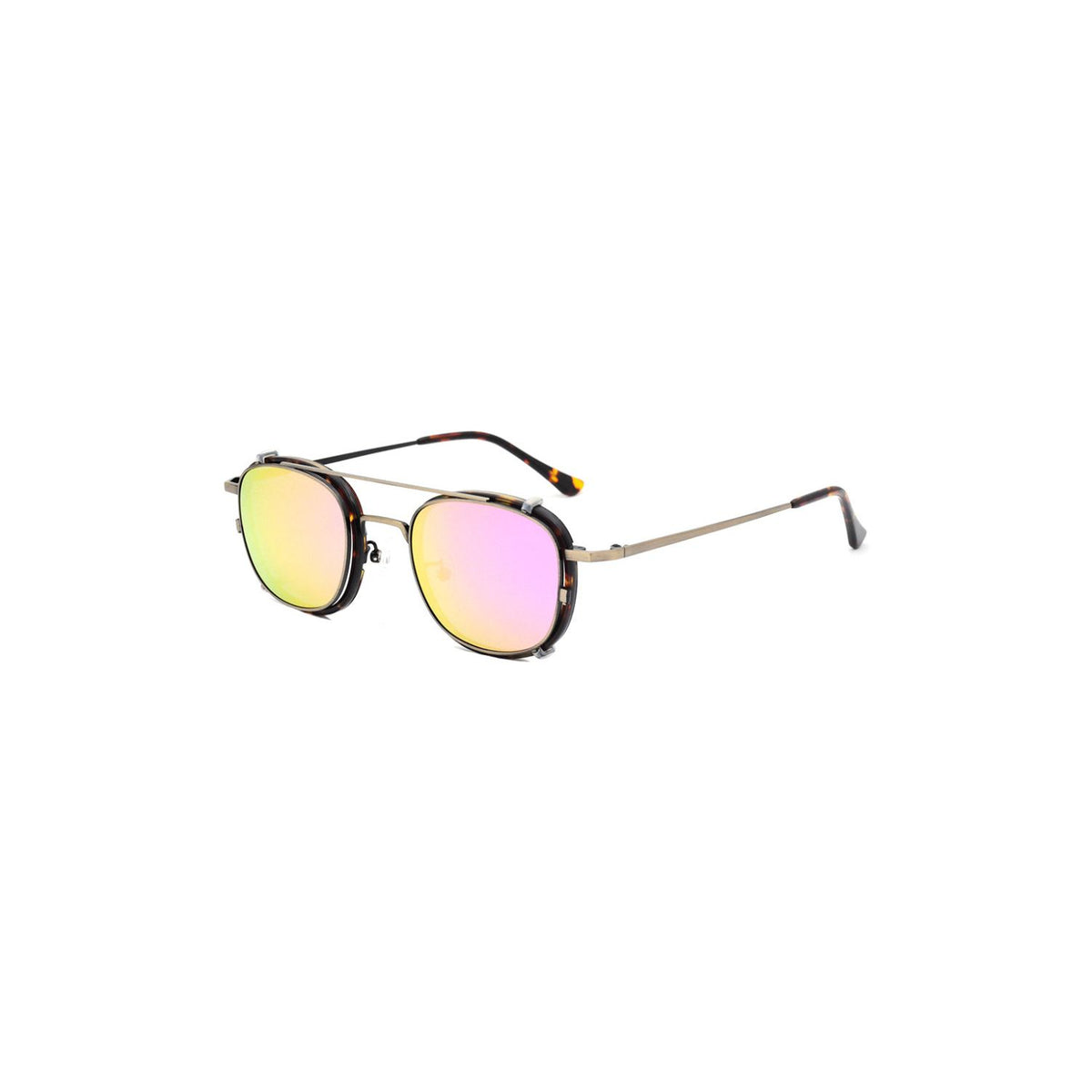 Easy Rider - Tort Base/ Pink Mirror Clip On