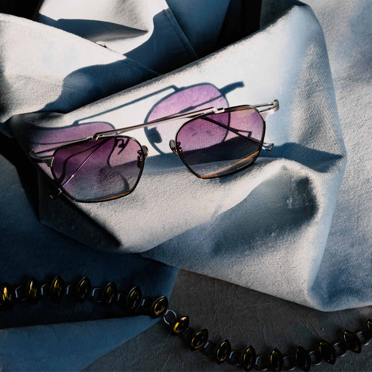 High Frequency - Matte Silver / Eggplant