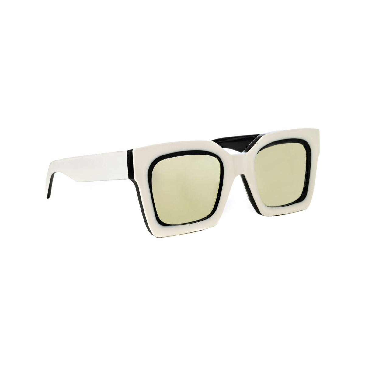 Elton - White/ Gold Mirror
